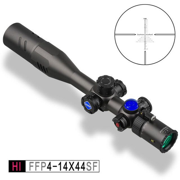 Discovery HI 4-14X44SF SRF FFP MOA Range Finder Tactical Shooting Hunting riflescope First Focal Plane Rifle Scope Top Quality