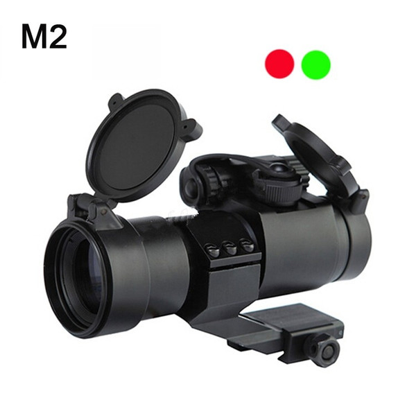 Hot Sale Hunting Riflescopes 32mm M2 Sighting Telescope Laser Gun Sight with Reflex Red Green Dot Scope for Picatinny Rail