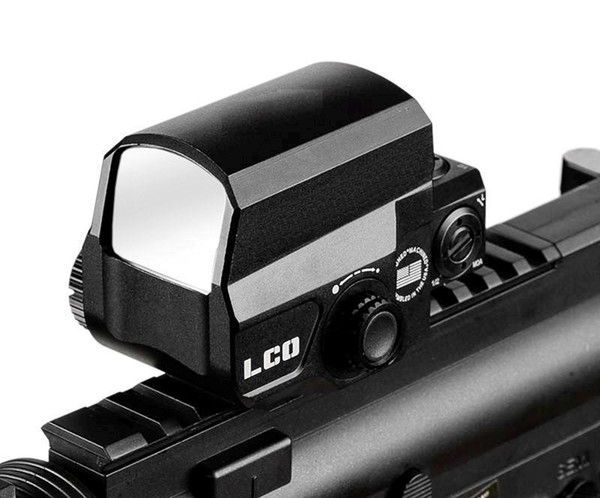 LCO Tactische Red Dot Sight Rifle Scope Jacht Scopes Reflex Sight Met 20mm Rail Mount Holografische Zicht