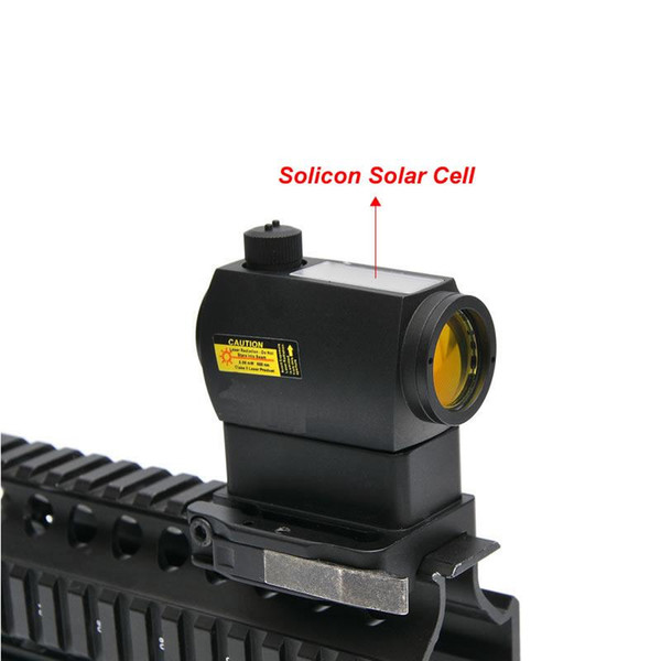 ST-1 Solar red spot sight Compact Quick Release Riflescopes Red Dot Sight Tactical Adjustable Hunting Rifle