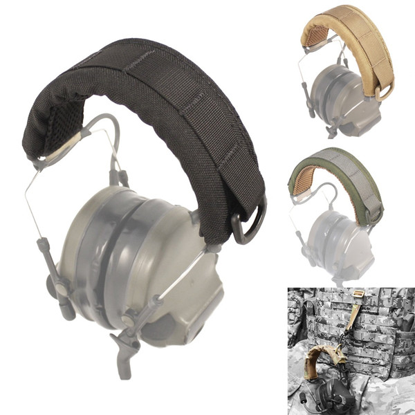 dvanced Modular Headset Cover Molle Headband for General Tactical Earmuffs Microphone Hunting Shooting Headphone Cover