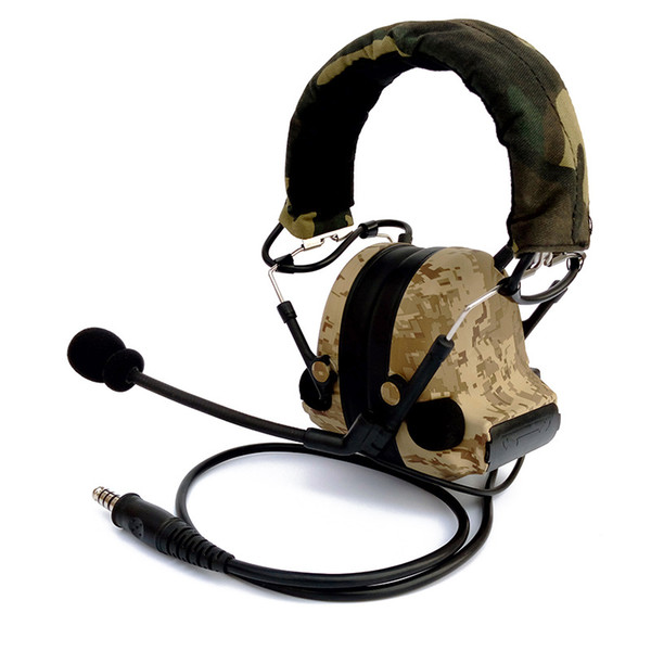 Tactical Headset IPSC Shooting Noise Reduction Canceling Sound Pickup Comtac II Ear Protectors Hearing Protection Earmuffs