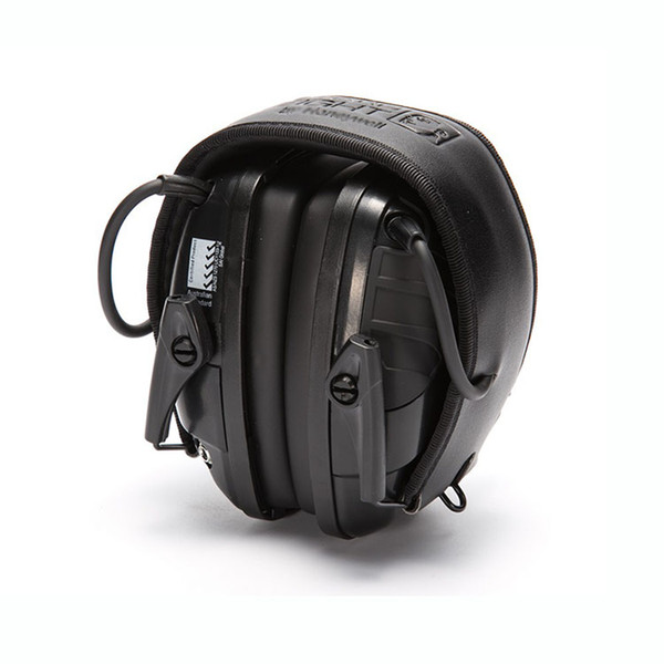 Tactical Headset Noise Reduction Canceling Electronic Sound Pickup Single Side Switch Dual Channel Tactical Pickup Earmuffs