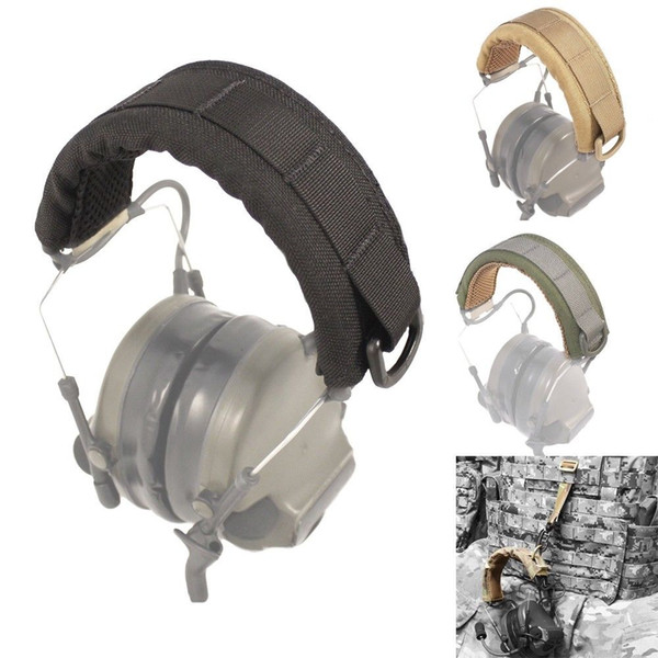 Shooting Gun Range Tactical Headset Protection Cover Wrap MOLLE Headband Fits HOWARD PELTOR COM-TAC II 3M Headset