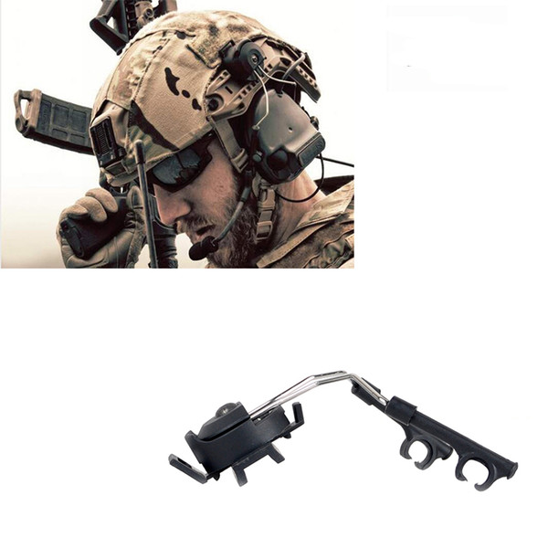 Z-tactical Mi litary Peltor Comtac Headsets Adapter Helmet Rail Connecter Set For COMTAC I COMTAC II Hunting Headphones Gear IPSC