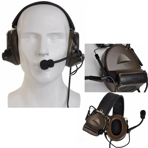 New version Z-tac tactical comtac II peltor headphones no noise reduction function communication earphone