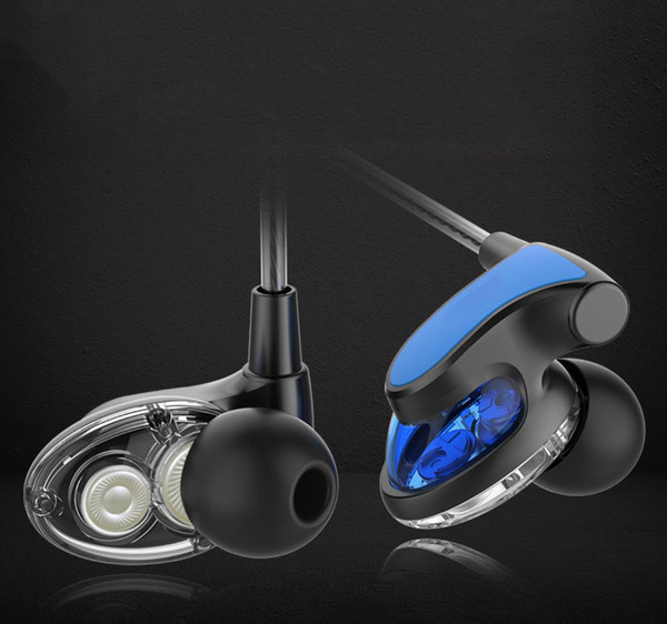 Four core dual moving headphones, microphone headphones, stereo headphones, noise isolation, comfort