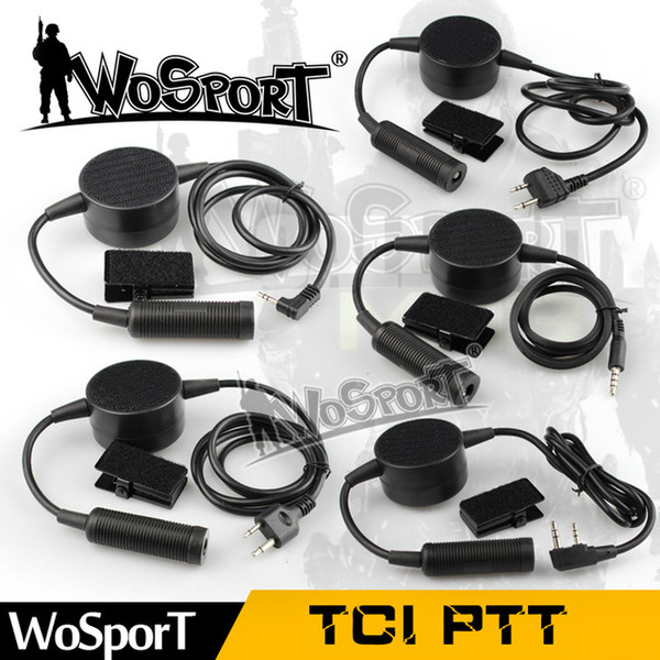 TCI Headset PTT Cable Plug for Motorola Kenwood Icom Midland Phone Radio All Handheld radios Walkie Talkie