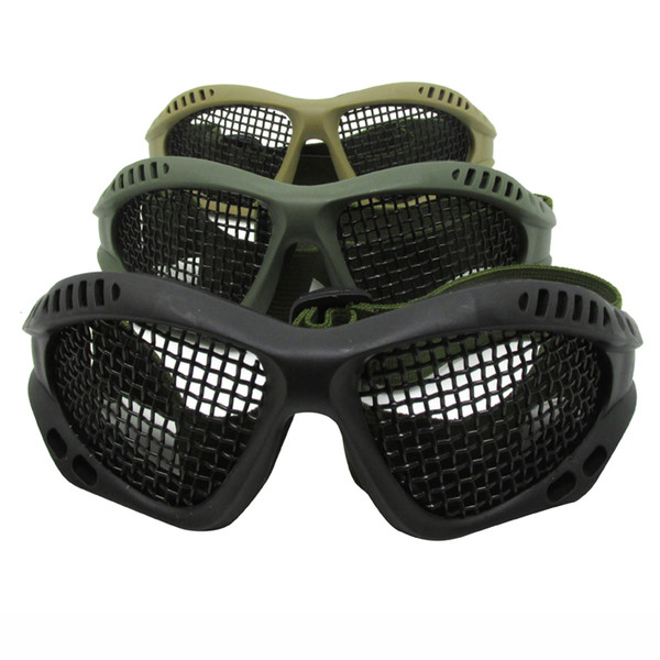 Outdoor dedicated live-action CS high-quality field eye full protective steel mesh tactical goggles zero small glasses