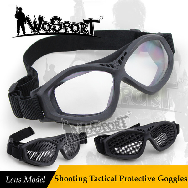 WoSporT Shooting Tactical Protective Goggles PC Lens Sunglasses for Paintball Airsoft tactical sunglasses wargame tactical gear