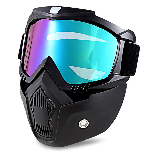 Motorcycle Helmet Cycling Cross-country Equipment Outdoors Halley Goggles / High Archives Lens Mask tactical Resin Lenses