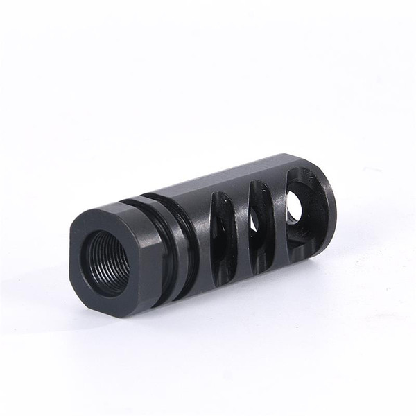 High Quality Compensator .223/5.56 1/2x28 tpi Threads Muzzle Brake with Crush Washer+Jam Nut