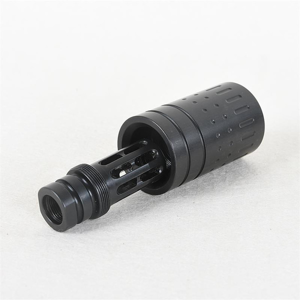 Hot selling reducing impact Steel Muzzle Brake CNC .308/7.62 5/8x24 thread with outer sleeve muzzle brake