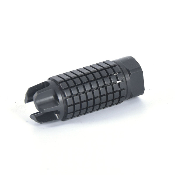 HYBRID .223/5.56 1/2x28 tpi Threads Muzzle Brake Recoil Reducer Compensator muzzle device with jam nut and crush washer