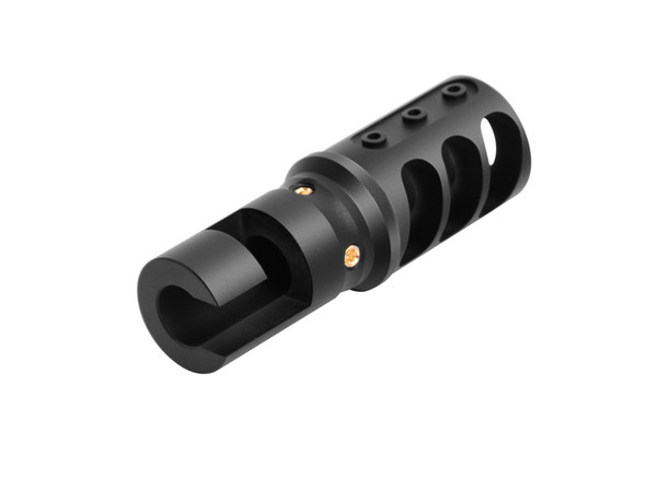 Hot selling Flaconcomp Clamp-On Muzzle Brake for Mosin Nagant 91-30 Aluminum Version black Nitride finish muzzle brake