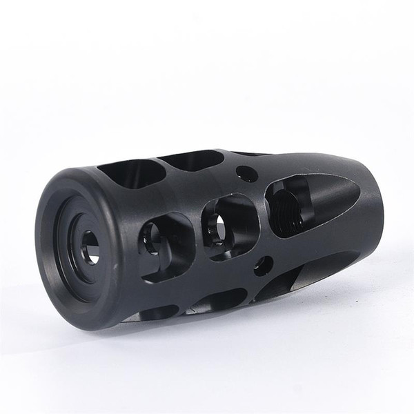 Free shipping muzzle device .223 1/2x28tpi Threads Muzzle Brake Superior Recoil Management witn jam nut