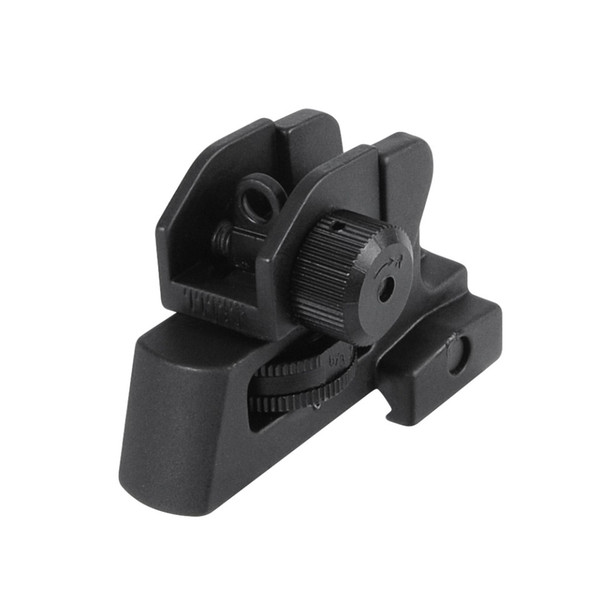 A2 Rear Iron Sight for AR-15 - Picatinny Mount Detachable Adjustable