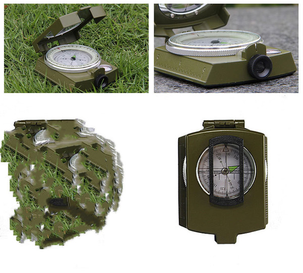 High Precision American Multifunctional Army Green Compass