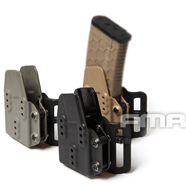 New Tactical Airsoft Kydex AR Magazine Holster Carrier 5.56 for Pouch Belt BK/DE/FG