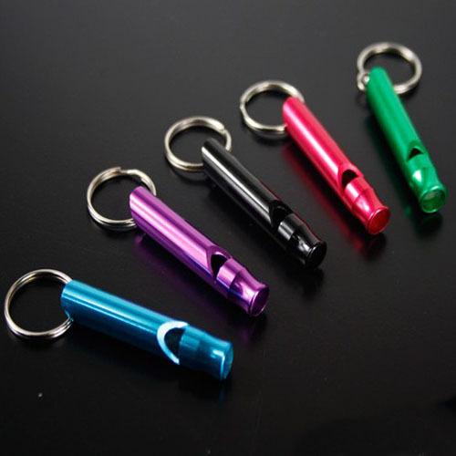 Small aluminum alloy whistle rescue Outdoor Survival whistle training whistle Outdoor supplies