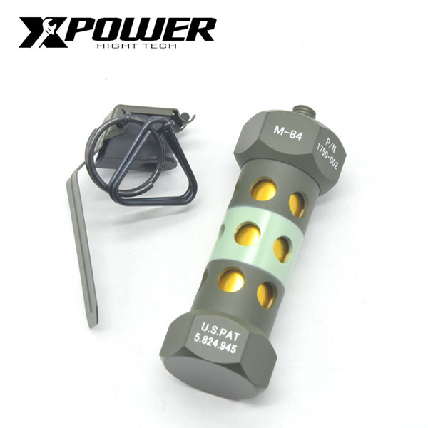 XP XPOWER M84 flashbomb 1:1 Boutique model AEG Toys Metal Green