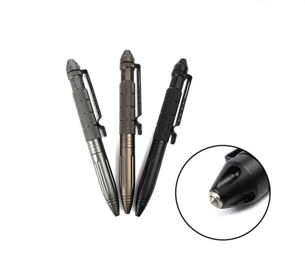 Portable Aluminum Multi-functional Tactical Pen Hot-sale Outdoor Hiking Climbing Aviation Aluminum Anti-skid Self Defense Tool