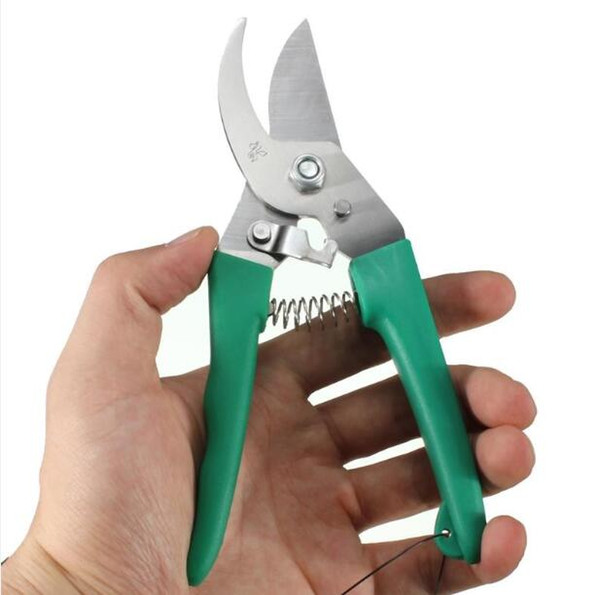 New 17cm Garden Scissor Hand pruner anvil Branch Shear pruning cut secateur bonsai Shrub Orchard tool Plant tree trim bypass