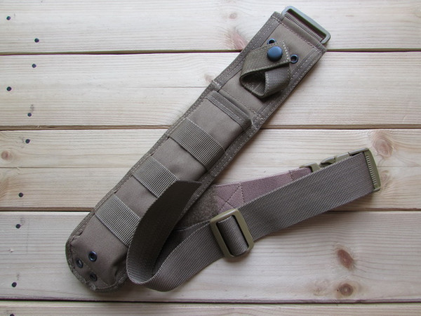 Mili Spec Desert Tan Coyote Polyester Fibre UTX Duraflex Nexus M9 Kabar MPK Strider Tactical Molle Bayonet Knife Leg Sheath Scabbard