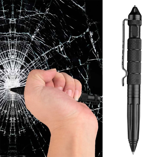 Heavy Duty Professional Defender Tactical Pen Aircraft Aluminum Self Defense Pen with Glass Breaker Writing Multifunctional Survial Tool