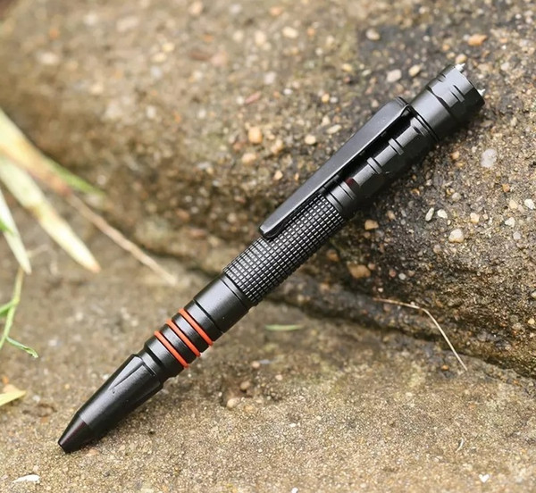 Outdoor Self Defense Tactical Pen Emergency Glass Breaker Multifunctional Survial Mini Portable Tool for Travel Camping Hiking Anti-skid Too