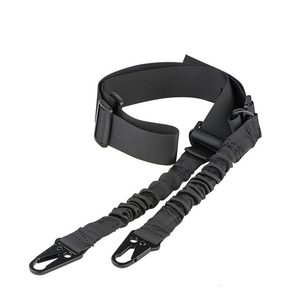 Wholesale outdoor equipment enthusiasts multi-function two-point task rope CS tactical strap lanyard diagonal nylon lanyard