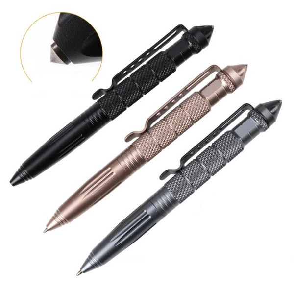 Aluminum Alloy Self Defense Protection Tactical Pen Glass Breaker survival tool metal steel outdoor edc tools multifunction Accessories