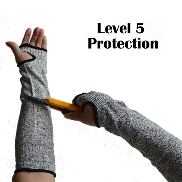 1 Pair Safety Anti-cut Sleeve Arm Guard Protection Wrist Sleeve Armband Gloves Working Workplace Labor Protection Cut Resistant