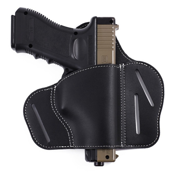 New Concealed Belt Holster general Leather Black Stealth small holster For All Compact Tactical Pistols Tactical Quick Easy Gun Holster.