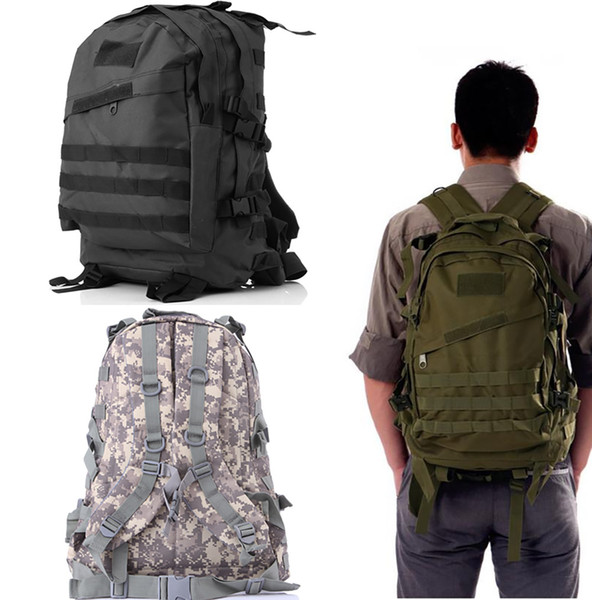 45-50L Mountaineering Bag 3D tactical Backpack waterproof men's duty backpack Unisex Waterproof Army Fans Camouflage Travel Racksacks