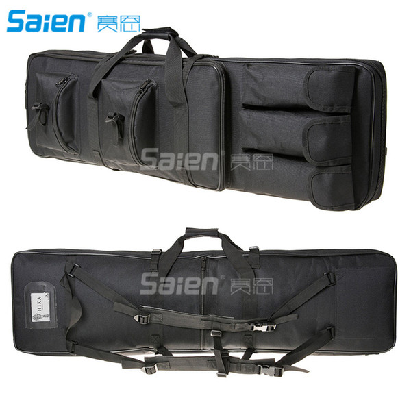 Folding Portable Waterproof Double-layer Blue Fishing Rod Carrier Canvas Fishing Pole Tools Storage Bag Case Fishing Gear Organizer