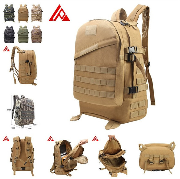 3D Outdoor Sport Tactical climbing mountaineering Backpack Camping Hiking Trekking Rucksack Travel outdoor Bag mk746