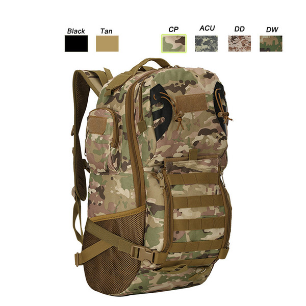 Outdoor Sports Waterproof Tactical Pack Bag/ Rucksack / Knapsack / Assault Combat Camouflage Tactical Camo Molle Backpack NO11-015