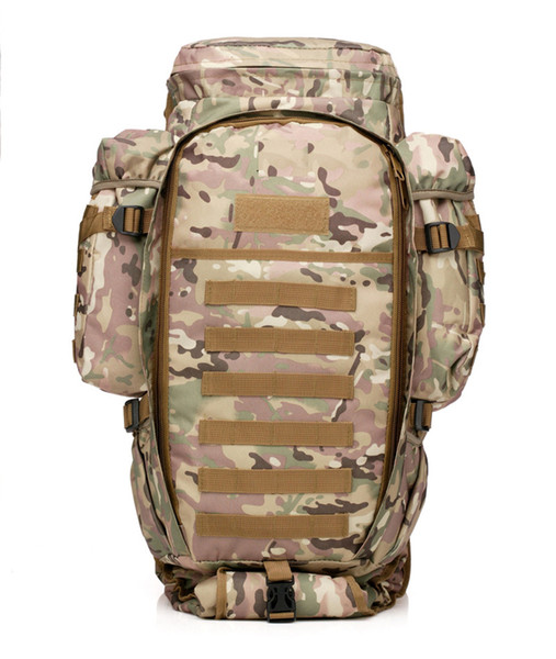 50L Outdoor grmy Backpack Pack Rucksack Tactical Bag for Hunting Shooting Camping Trekking Hiking Traveling free shopping