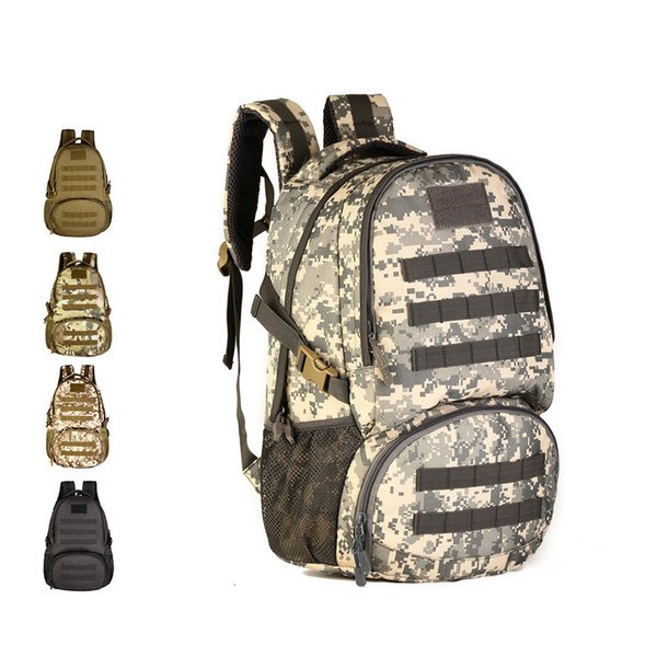 35L Tactical Backpack MOLLE Light Waterproof Camouflage Backpack for Camping Hiking and Trekking