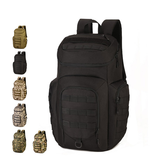 Tactical Backpack MOLLE Large Waterproof Assault Backpack Laptop Pack For Hiking Camping Climbing