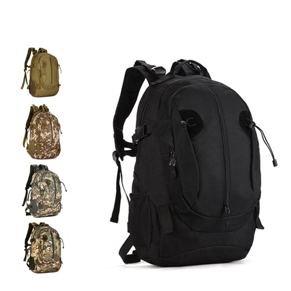 40L Tactical Backpack MOLLE System Large Waterproof Sport Outdoor Backpack Student Bag for Hiking Climbing Camping Cycling