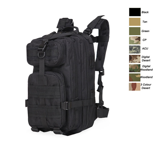 Oudoor Sports Waterproof Tactical Pack / Bag/ Rucksack / Knapsack / Assault Combat Camouflage Tactical Camo 3P Backpack NO11-001B