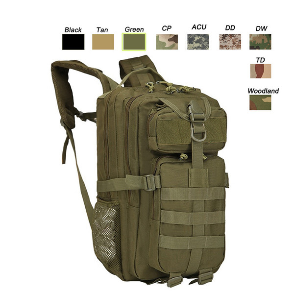 Outdoor Sports Waterproof Tactical Pack Bag/ Rucksack / Knapsack / Assault Combat Camouflage Tactical Camo Molle Backpack NO11-004