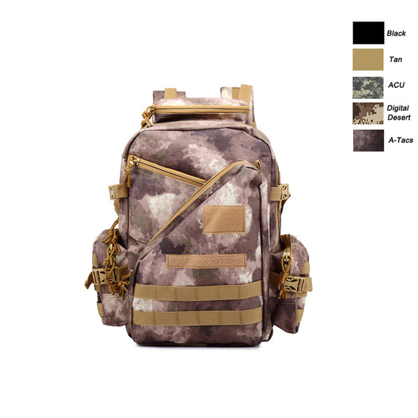 Outdoor Sports Waterproof Tactical Pack Bag/ Rucksack / Knapsack / Assault Combat Camouflage Tactical Camo Molle Backpack NO11-019