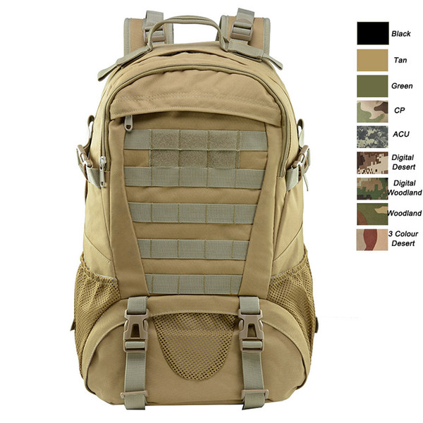 Outdoor Sports Waterproof Tactical Pack Bag/ Rucksack / Knapsack / Assault Combat Camouflage Tactical Camo Molle Backpack NO11-029