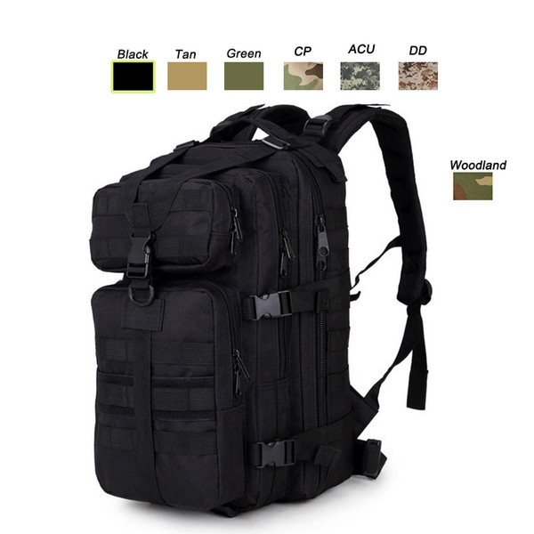 Outdoor Sports Waterproof Tactical Pack Bag/ Rucksack / Knapsack / Assault Combat Camouflage Tactical Camo Molle Backpack NO11-034