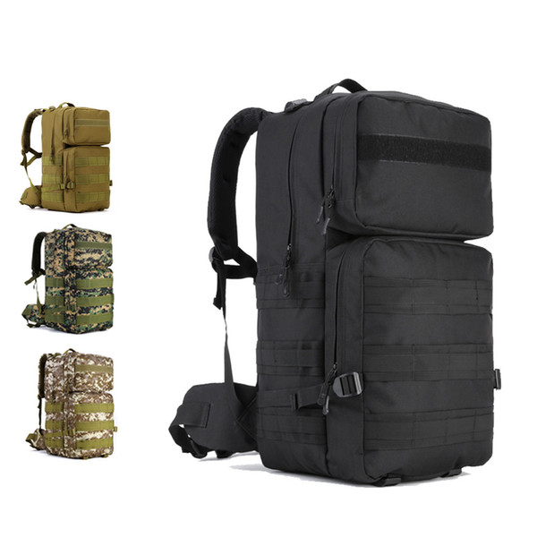 55L Tactical Backpacks M0LLE Waterproof Backpacks for Outdoor Hiking Camping Trekking Hunting