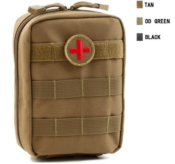 Empty Bag for Emergency Kits Tactical Medical First Aid Kit Waist Pack Outdoor Camping Hiking Travel Tactical Molle Pouch Mini