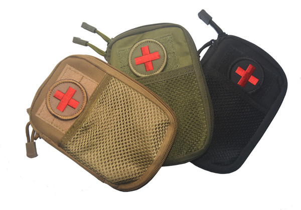 Hot 2018 Tactical Medical Packs molle Accessories Kit EMT Medical Accessories First Aid Kit IFAK Utility Bags,Small pockets